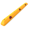 Park and guide barrier | 1.65 m, yellow with red reflectors, made of HDPE, | 4 red prismatic reflectors pre-assembled, | 3 holes for screwing on
